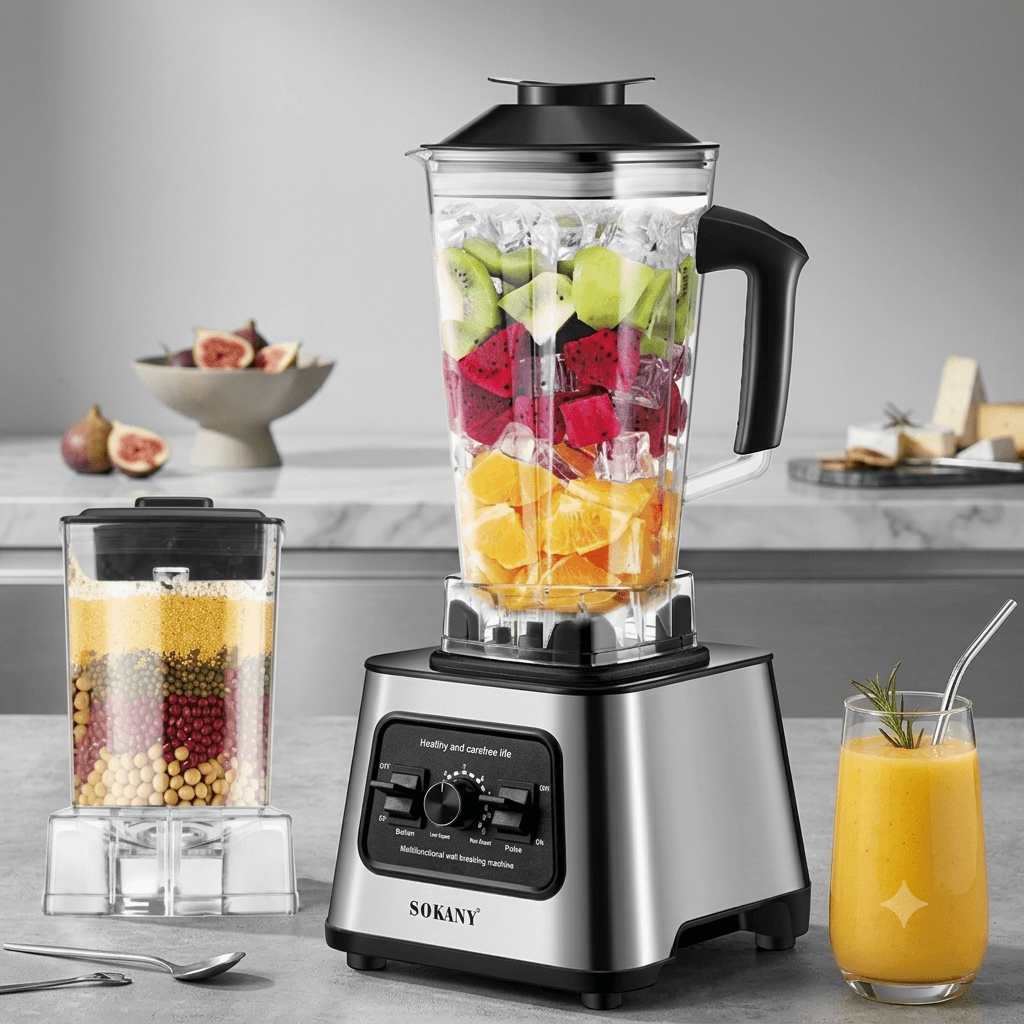 Sokany SK-999 Licuadora multifuncional 2,5L alta potencia — Triturado… — guía, usos y comparación de precio