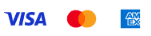 Visa, Mastercard, American Express